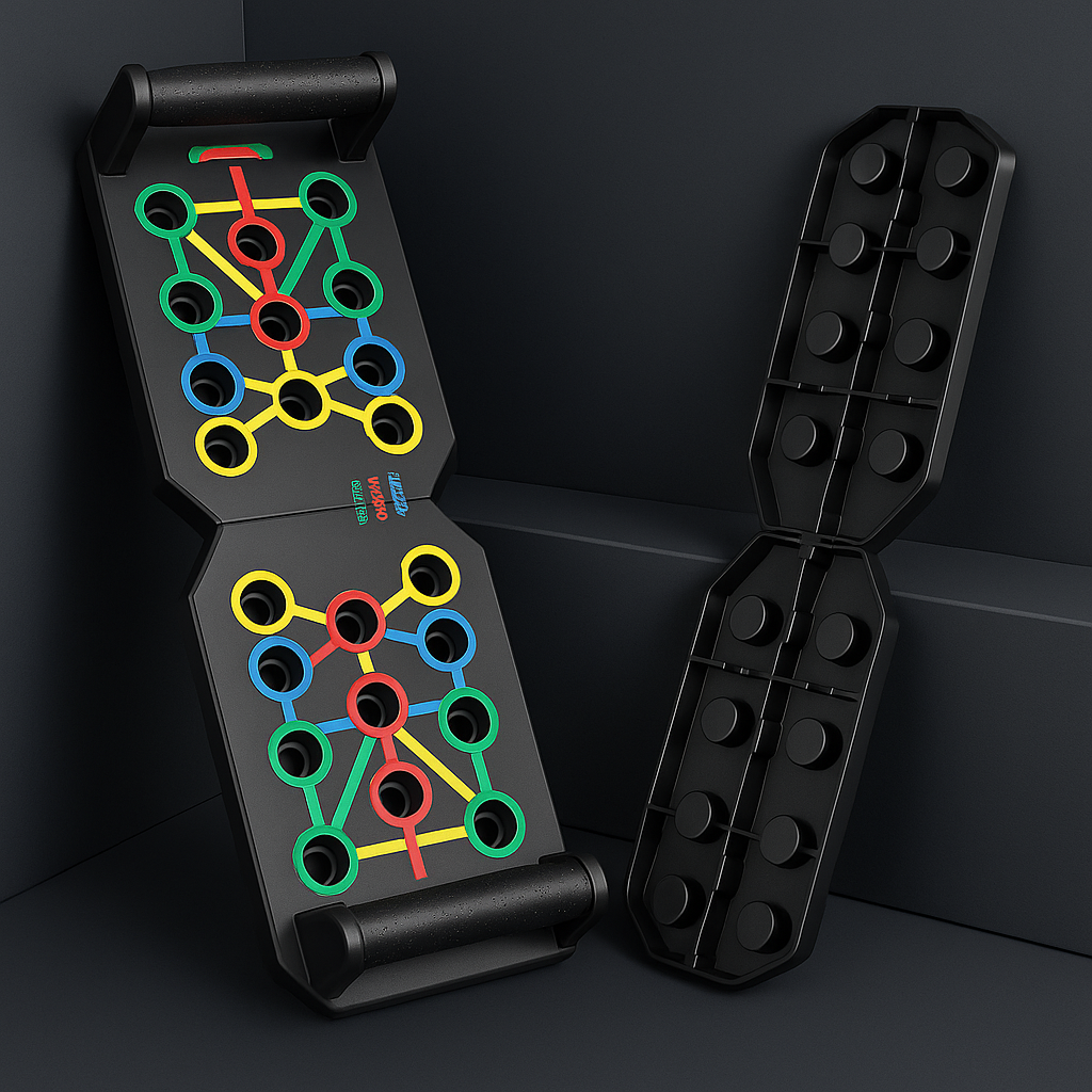 FitForge™ Push-Up Board | Multi-Grip Push-Up-Brett für Muskelaufbau