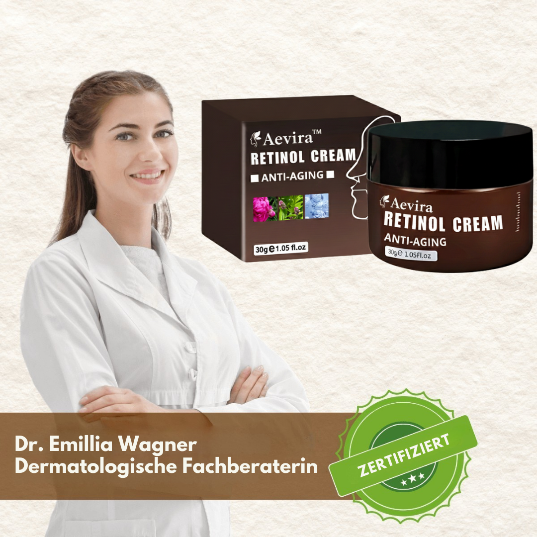 Aevira™ Retinol Cream für ein sichtbar jüngeres Aussehen in nur 7 Tagen!