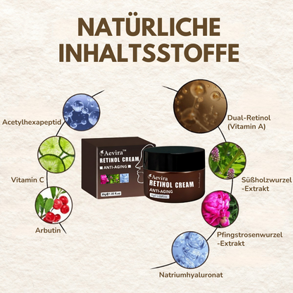 Aevira™ Retinol Cream für ein sichtbar jüngeres Aussehen in nur 7 Tagen!