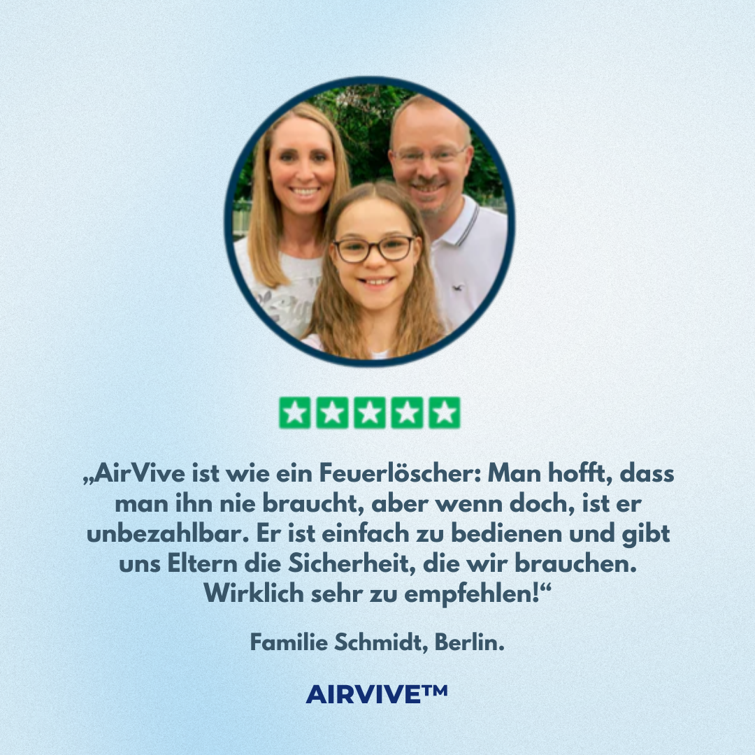 AirVive™ | Gerät mit starkem Sog zur Rettung bei Verschlucken und Erstickung