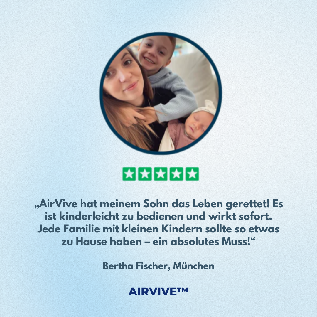AirVive™ | Gerät mit starkem Sog zur Rettung bei Verschlucken und Erstickung