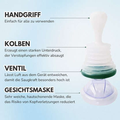 AirVive™ | Gerät mit starkem Sog zur Rettung bei Verschlucken und Erstickung