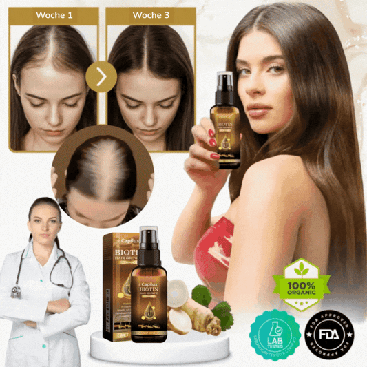 Capilux™ – Haar-Erneuerungs- & Vitalitätsserum | Bis zu 97 % Natürliches Haarwachstum in 2–3 Wochen