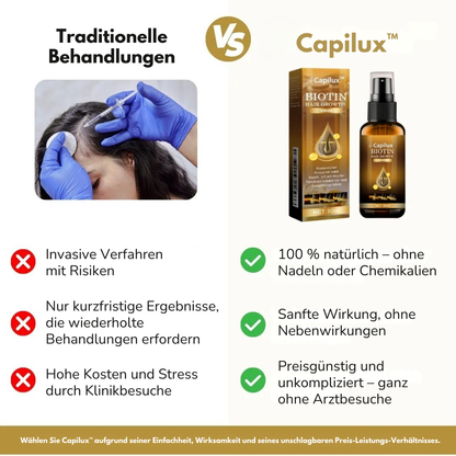 Capilux™ – Haar-Erneuerungs- & Vitalitätsserum | Bis zu 97 % Natürliches Haarwachstum in 2–3 Wochen