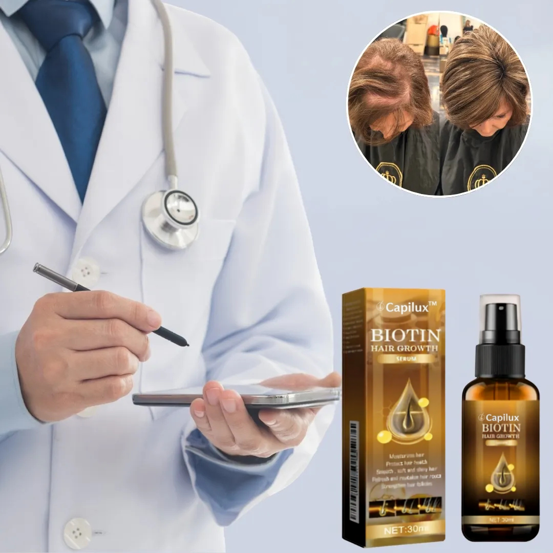 Capilux™ – Haar-Erneuerungs- & Vitalitätsserum | Bis zu 97 % Natürliches Haarwachstum in 2–3 Wochen