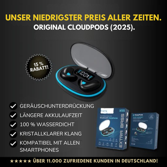 CloudPods™ – Entspannt Einschlafen, Mühelos Verbunden Bleiben