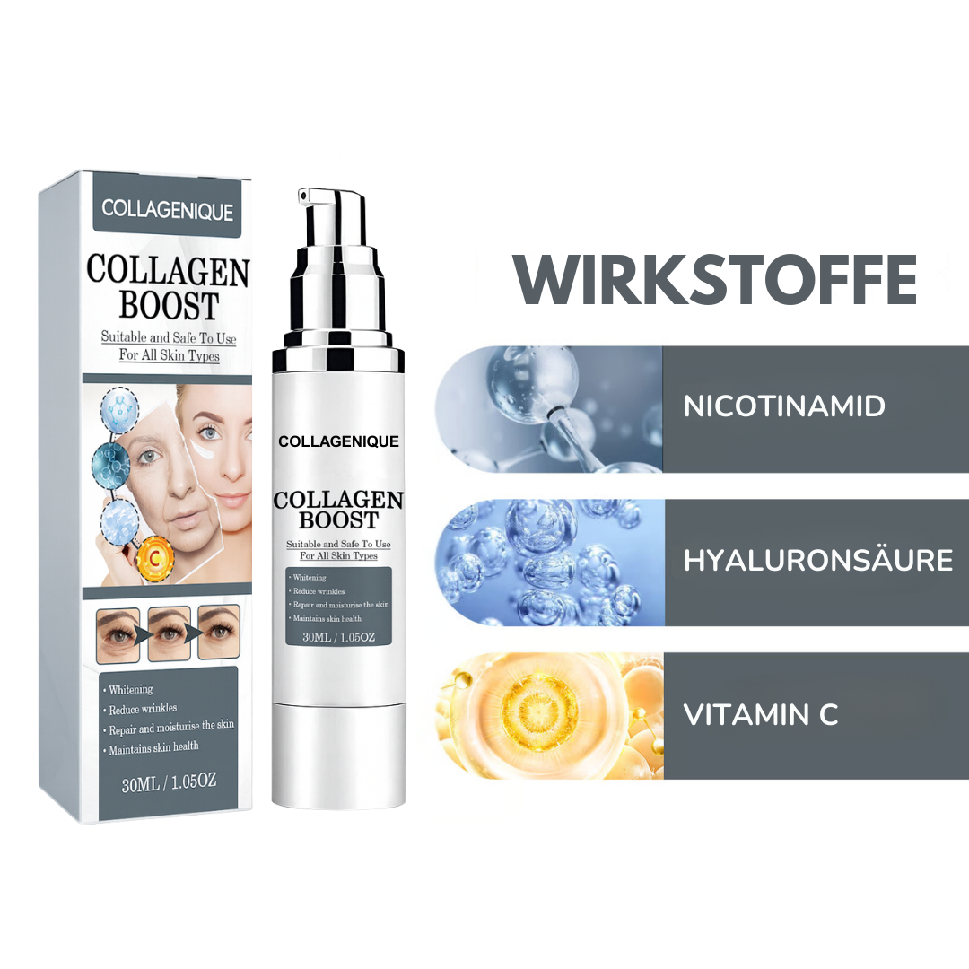 Collagenique™ Anti-Aging Serum – Kollagen-Booster, Anti-Aging. Für alle Hauttypen geeignet