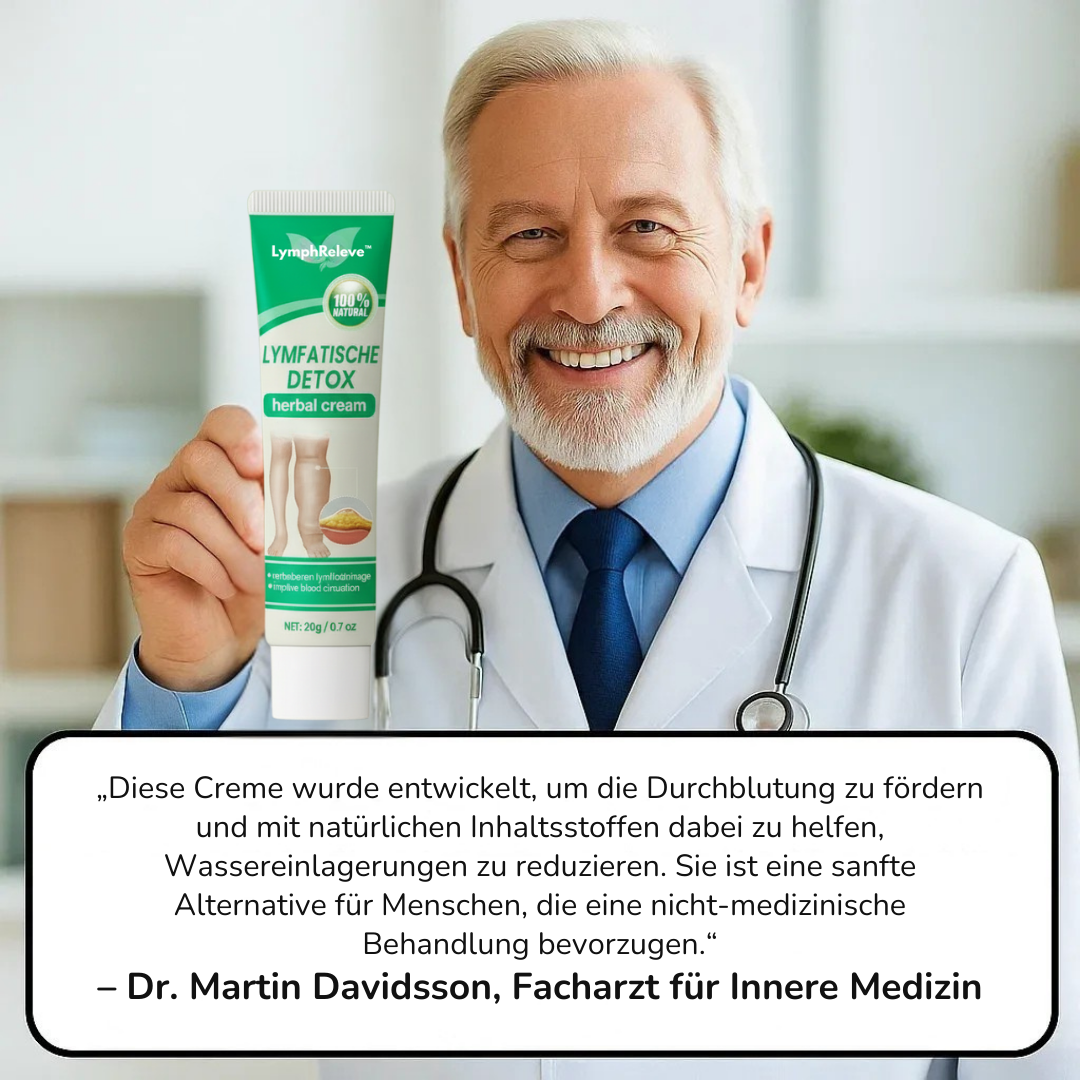 LymphReleve™ – Schnell wirkende Creme gegen Schwellungen