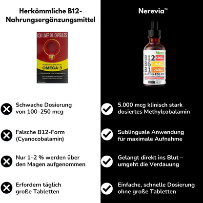 Nerevia™ – B12-Diätpräparat zur Unterstützung von Gehirn und Konzentration
