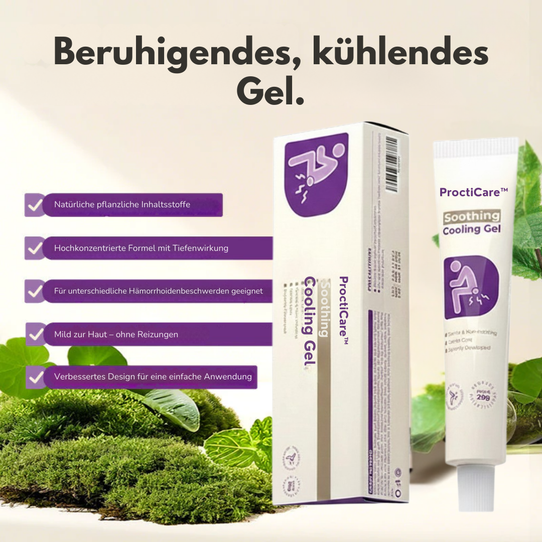 ProctiCare™ Beruhigendes & kühlendes Gel | Schnell wirkendes Hämorrhoiden-Gel