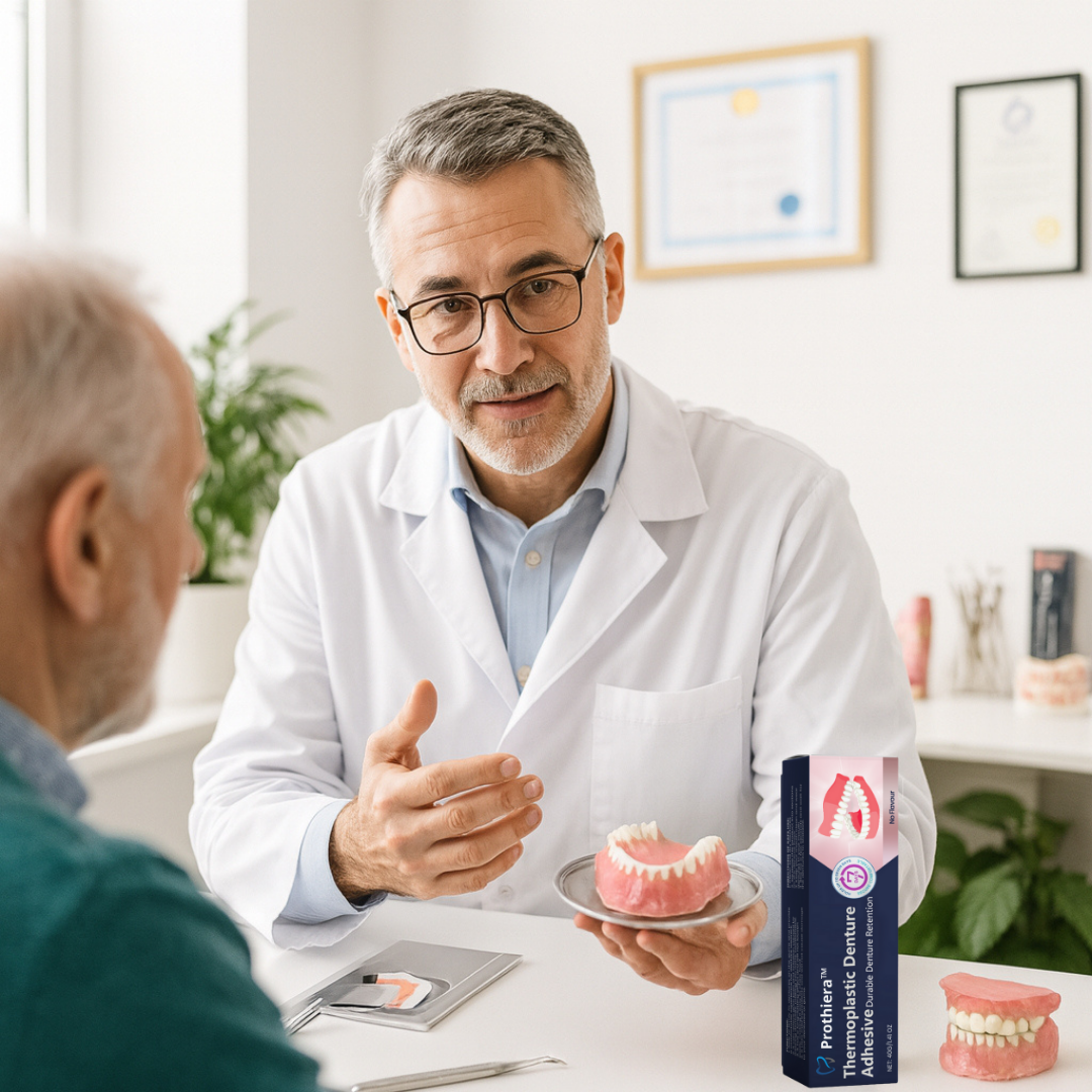 Prothiera™ | Zuverlässige Prothesenunterstützung – Sicherer Halt für 3 Tage!