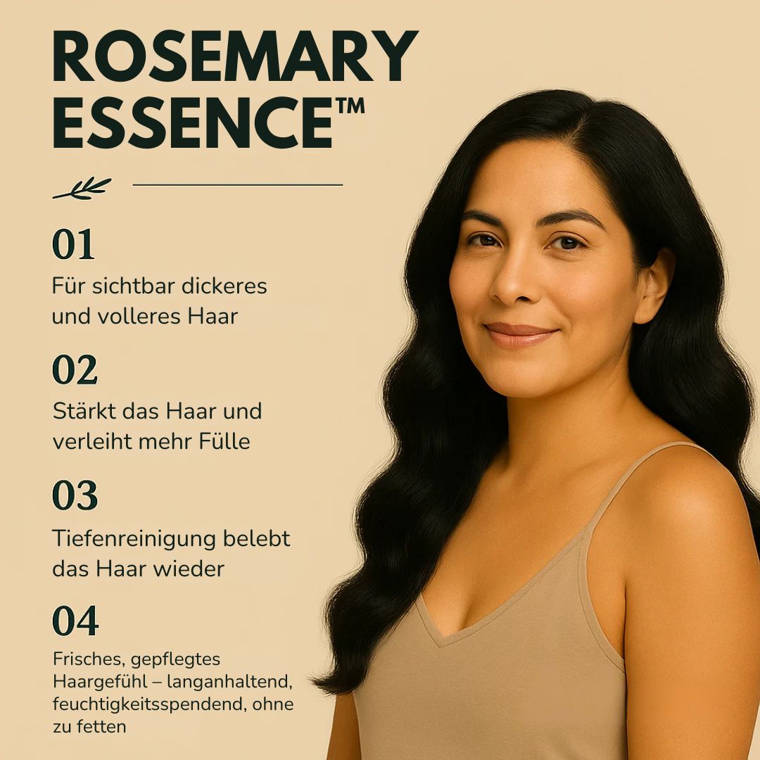 Rosemary Essence™ – Natürliches Haarrevival, Pflege & Schutz