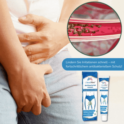 SensiVive™ Antibakterielle Creme | Stoppt Juckreiz & Beseitigt Bakterien Schnell!