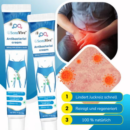 SensiVive™ Antibakterielle Creme | Stoppt Juckreiz & Beseitigt Bakterien Schnell!