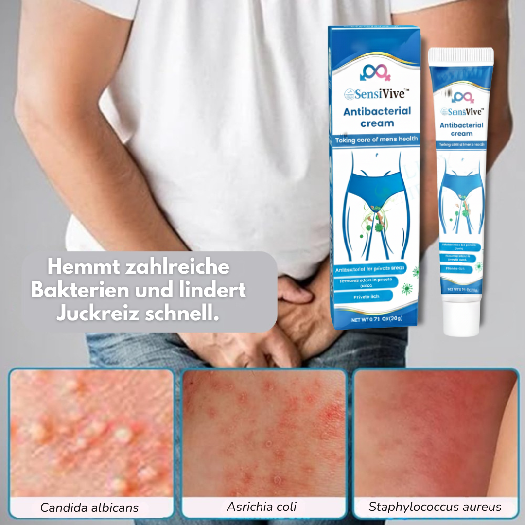 SensiVive™ Antibakterielle Creme | Stoppt Juckreiz & Beseitigt Bakterien Schnell!